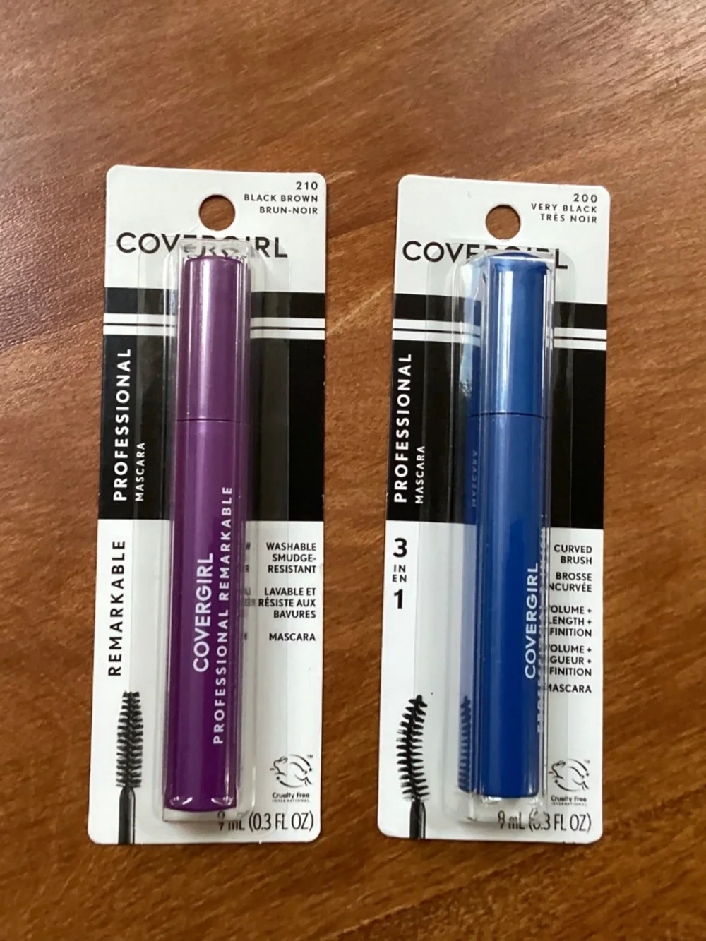 Covergirl Professional Mascara Bundle Black brown 210 Very black 200 NEW